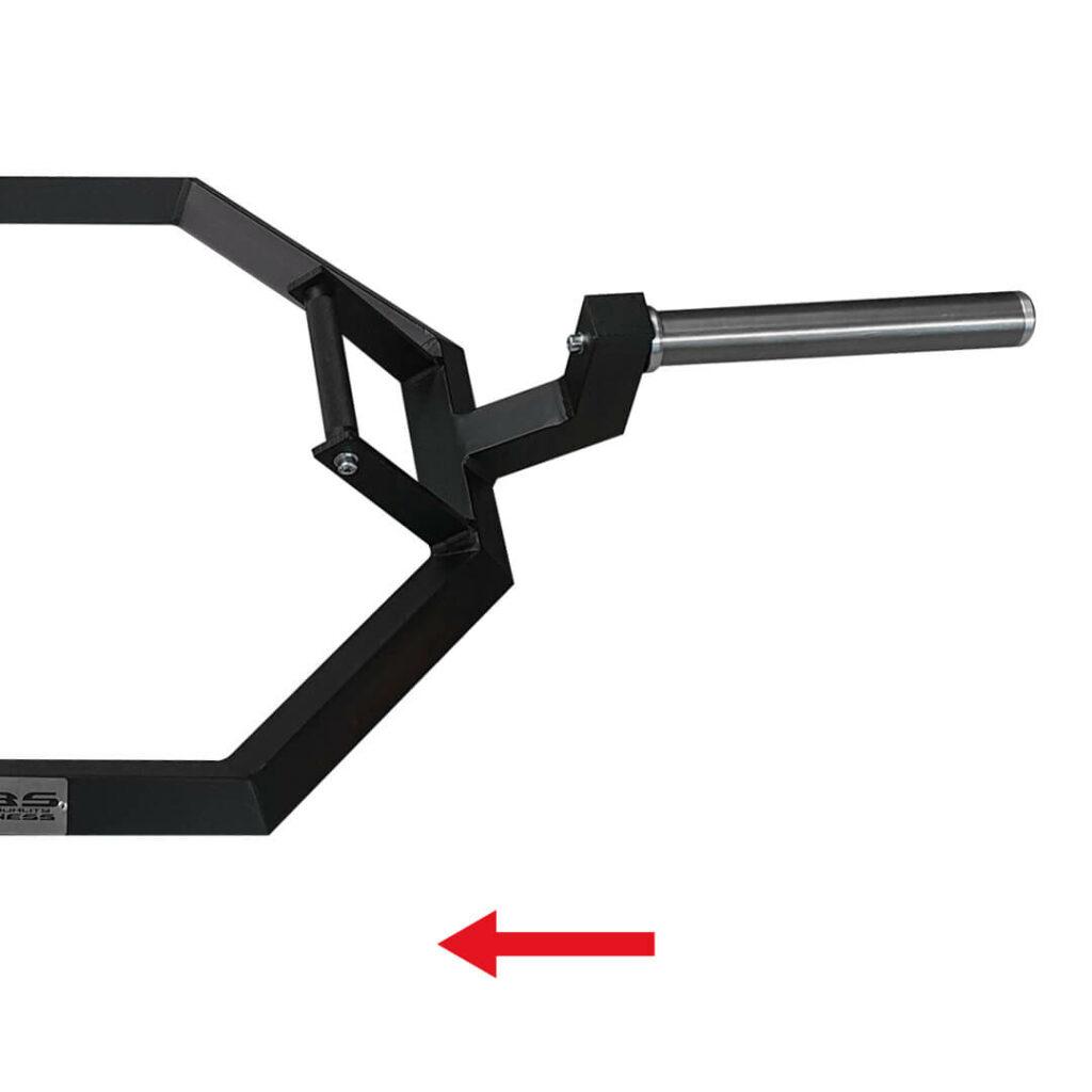 Barra Landmine Barra Olimpica Barra De Pesas Hexagonal, Barra