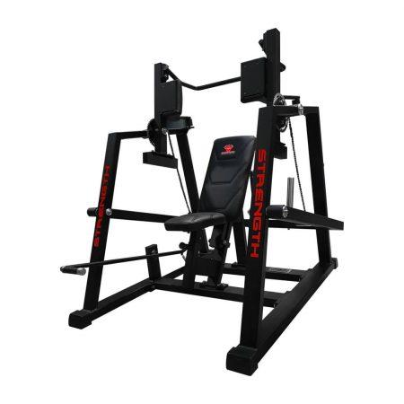 Fortalece tu pecho y espalda con el Pullover Strength. Ideal para gimnasios y centros de rehabilitación. Ofrecemos financiamiento flexible. ¡Descubre más!