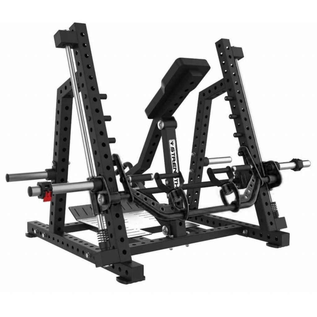 Máquina para la espalda remo dorsal guiado